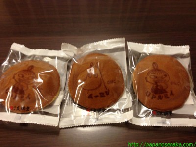 2013_08_10 ムーミンどら焼き with ミィ
